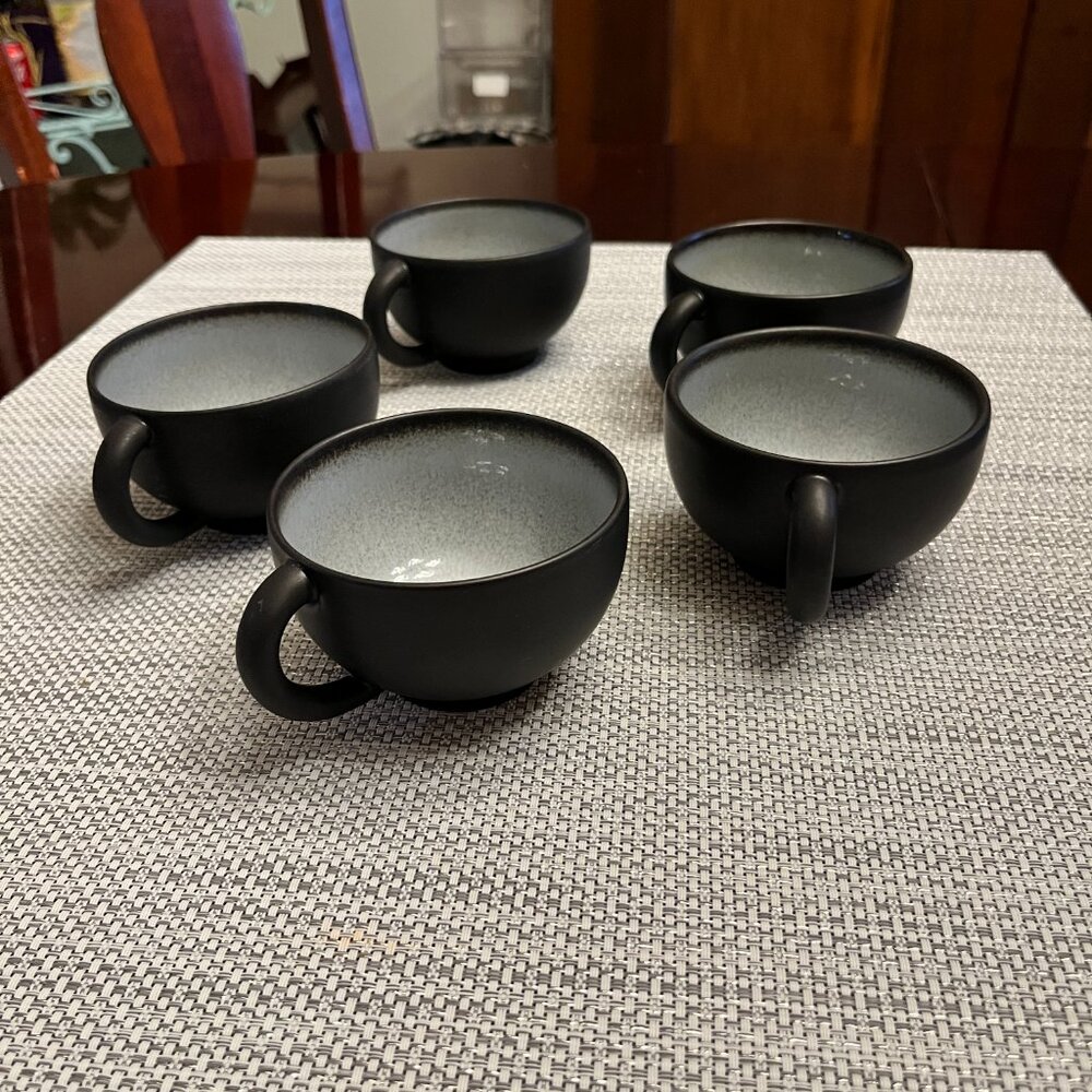 5 teacups Jars France Tourron Ecorce Cup Teacup/Coffee mug